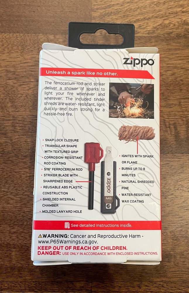 zippo Mag Stike & Tinder Shreds
