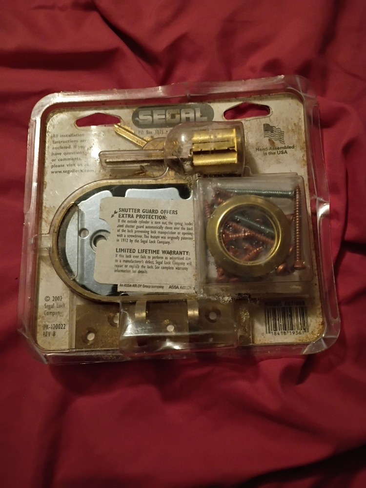 Segal Model 687/688 Solid Bronze Double Cylinder Deadbolt – Maximum Security New