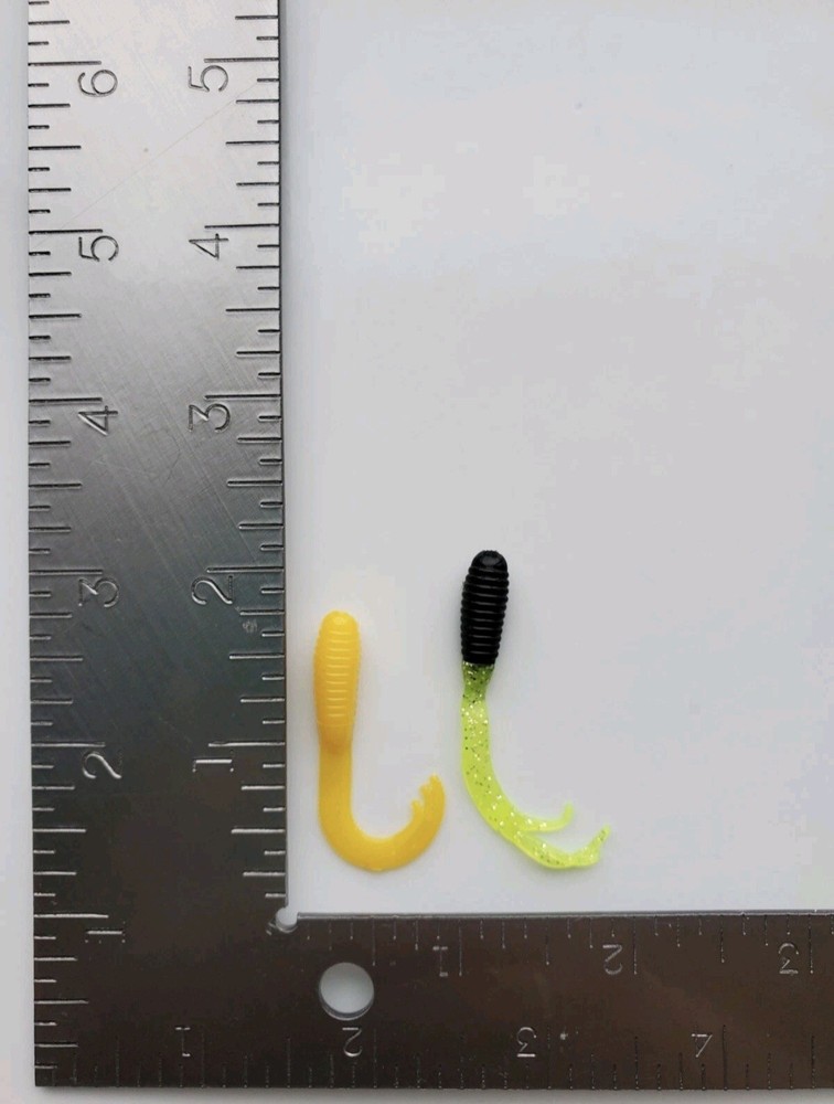 100 Count Triple Tip Curly Tail Grubs Variety Pack