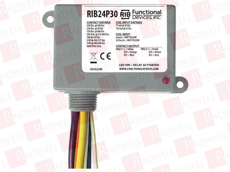 FUNCTIONAL DEVICES RIB24P30 / RIB24P30 (USED)
