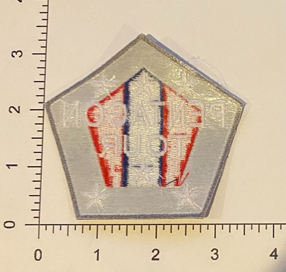 Pentagon Tour Patch (3 1/2") new, embroidered