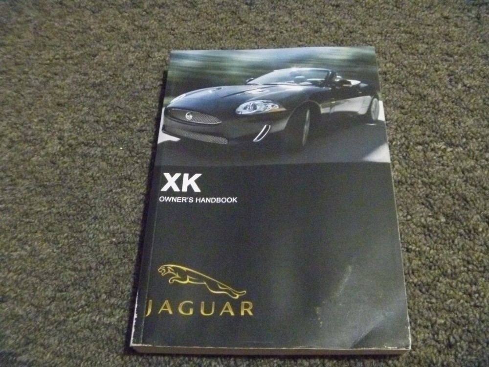 2010 Jaguar XK XKR Coupe Convertible Owner Operator Manual User Guide