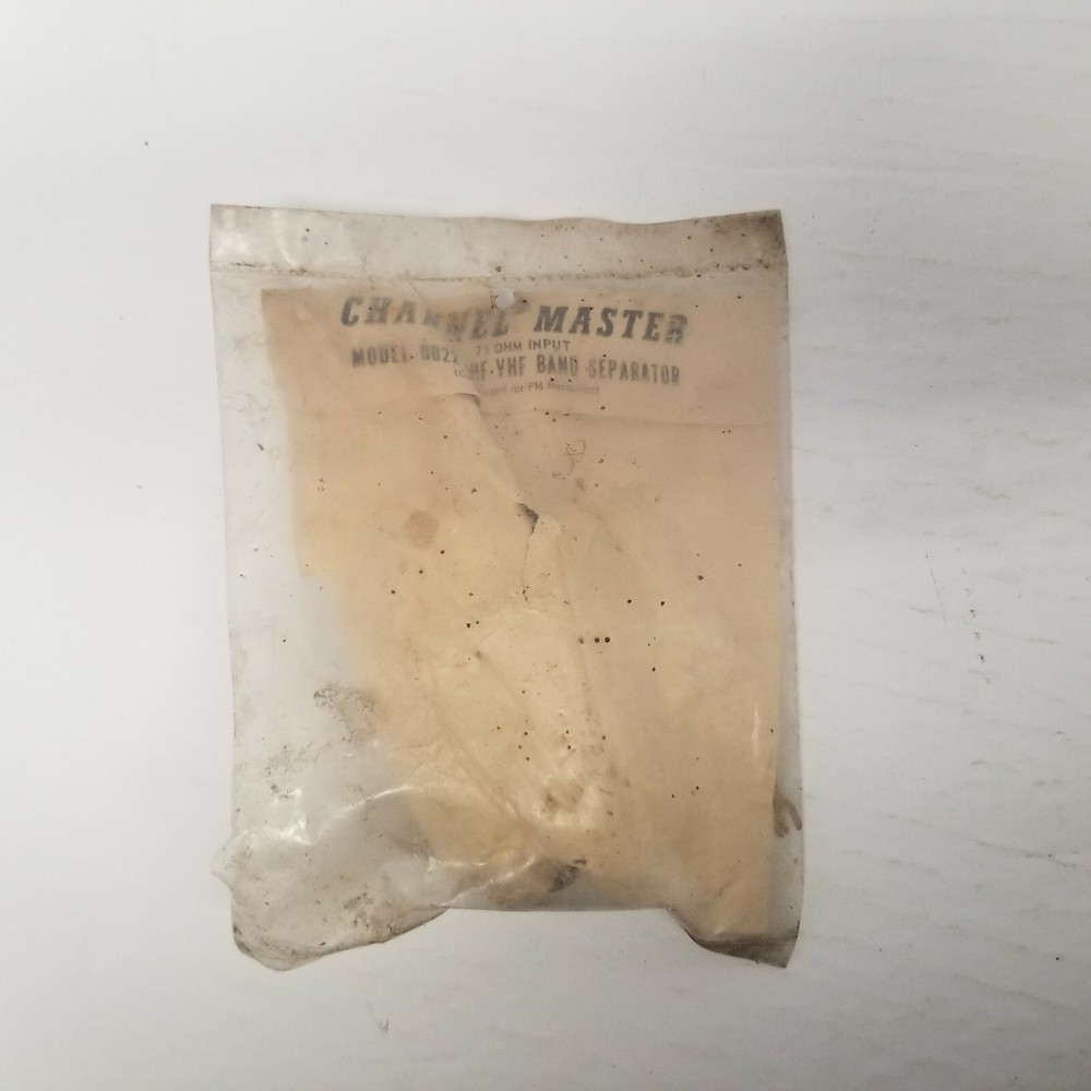 Vintage Channel Master Model 0022 VHF UHF Band Separator, NOS