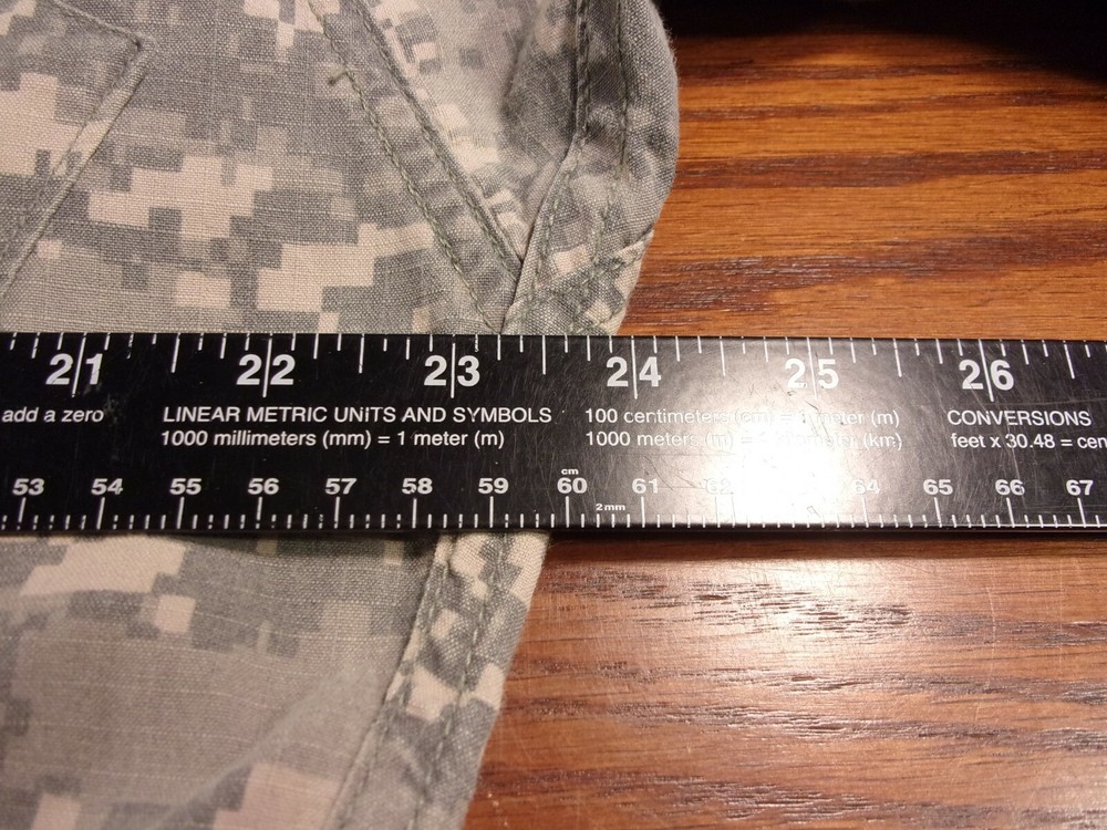 SPECIAL FORCES SELECTION UNIFORM W/ WHITE STUDENT ROSTER TAG ACU JACKET MEDIUM