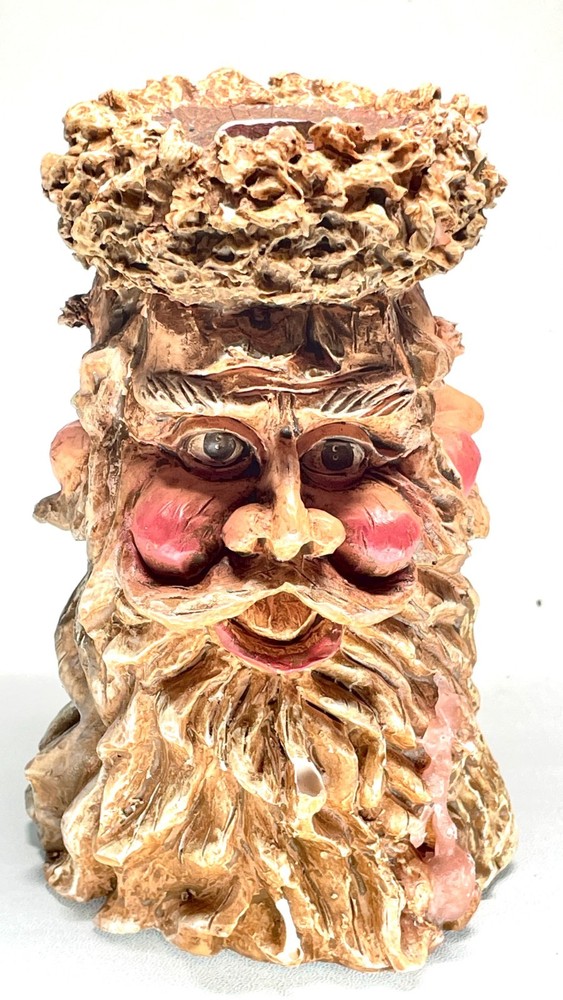 Three-Faced Candle Holder Past Present Future Sculptural Decor