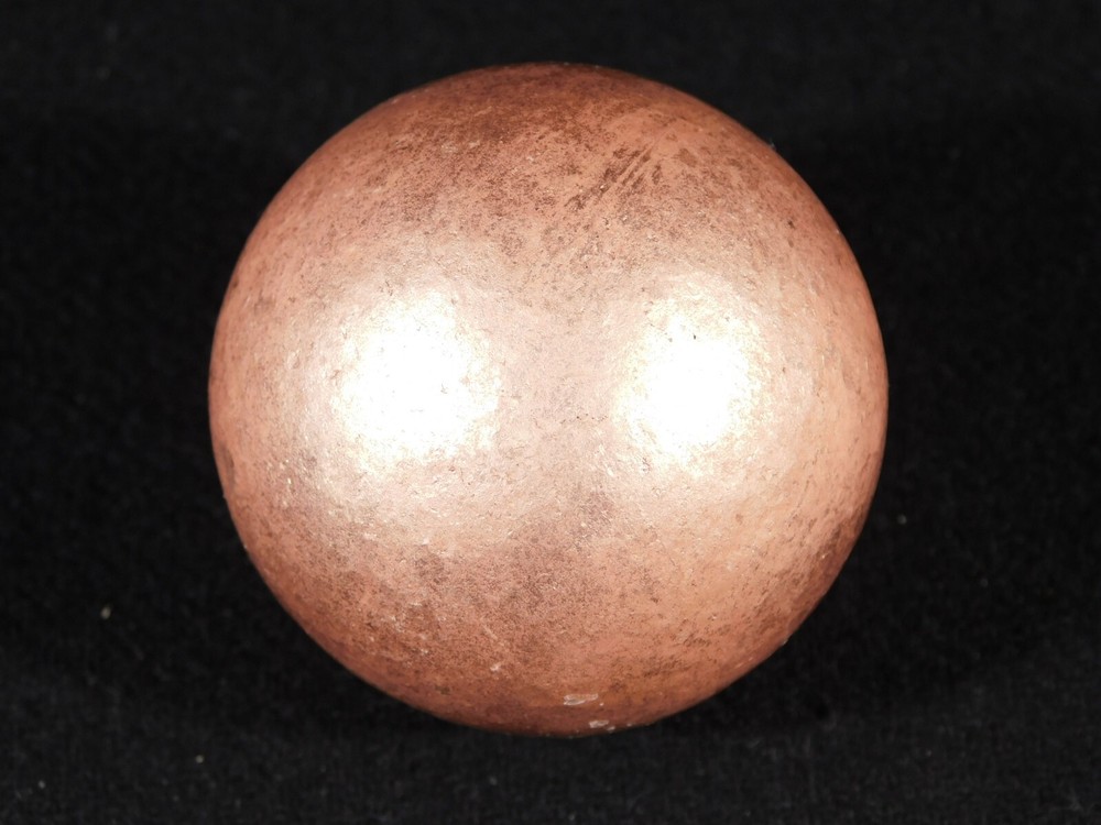 BIG! Super Heavy Solid COPPER SPHERE From Michigan 589gr