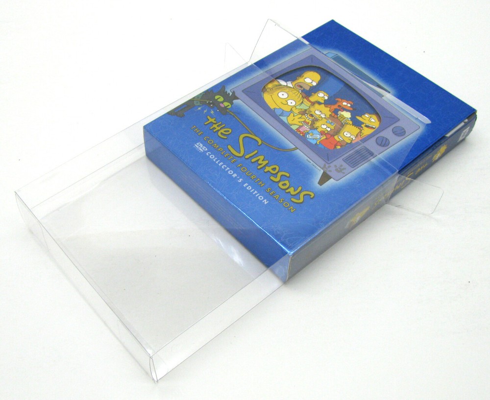 10x DVD OVERSIZED BOX SET (SIZE DVO B) - CLEAR PLASTIC PROTECTIVE BOX PROTECTOR
