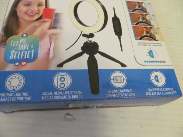 Xtreme 6" Diameter LED Ring Light for Studio Style Selfie Lighting