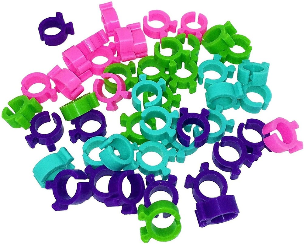 PeavyTailor 36Pcs (#12) Bobbin Holders Thread Clips Spool Huggers for Embroidery