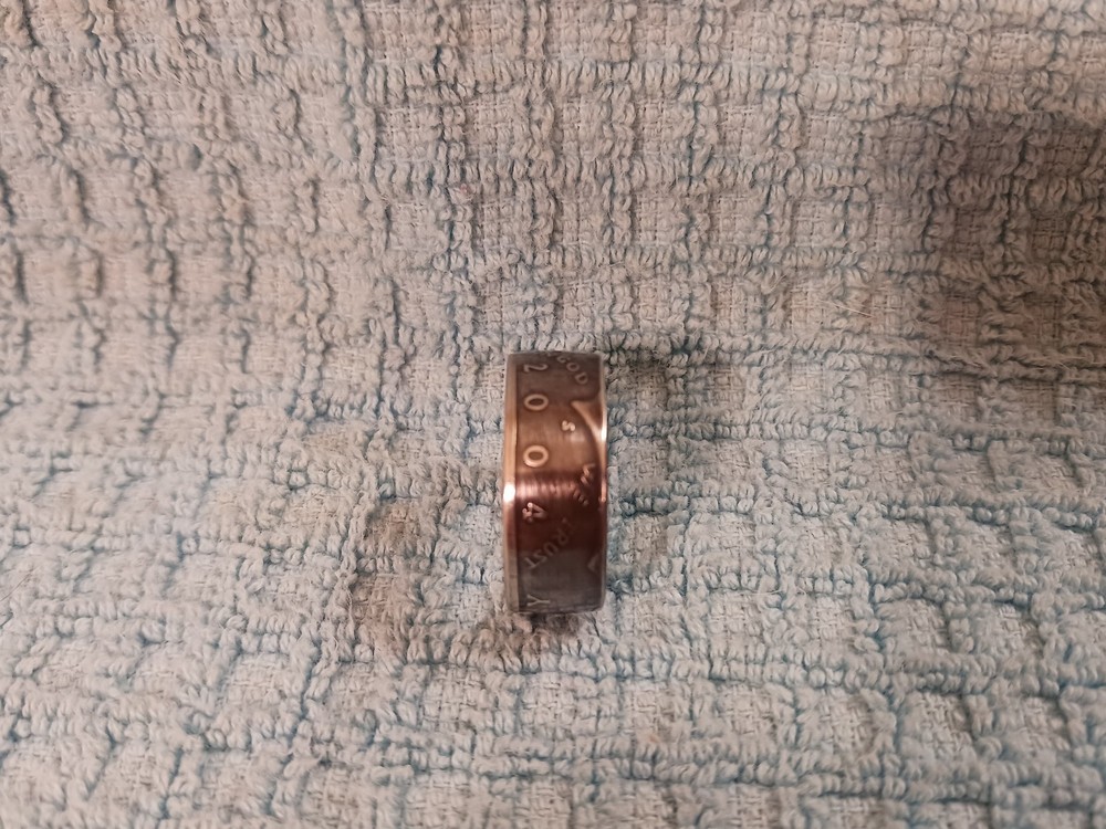 2004 90% Silver Kennedy Half Dollars size 11 coin ring handmade