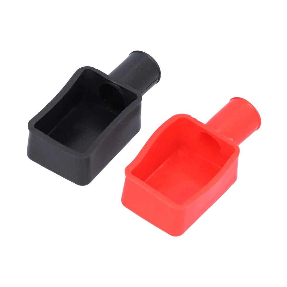 Car 8PCS Battery Terminal Covers Rubber Positive Negative Post Stud Insulating#