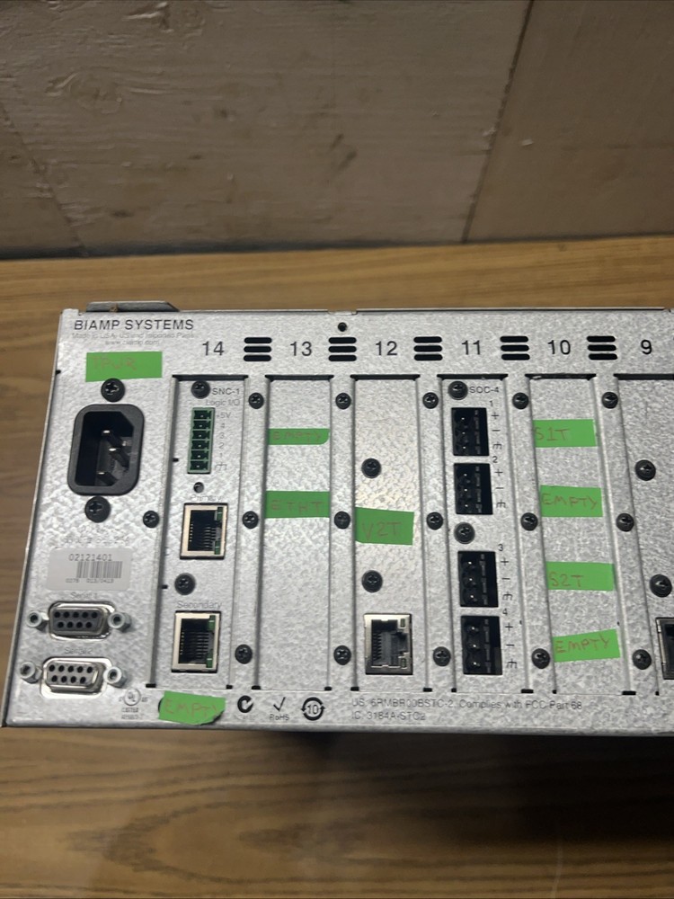 Biamp Systems Tesira Server-IO Digital Signal Processor