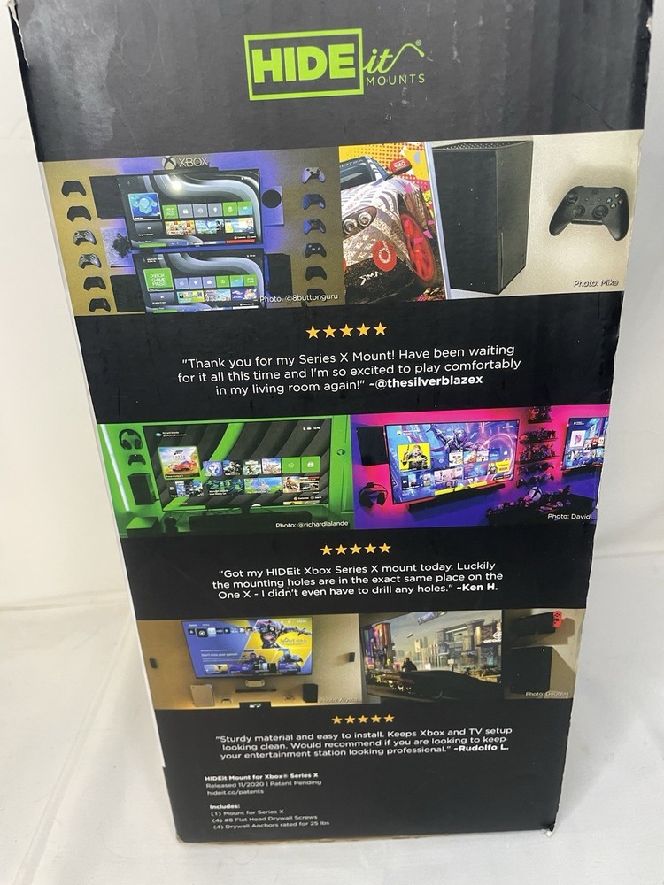 Hide It Mount - Xbox Series X - Wall Mount - NEW