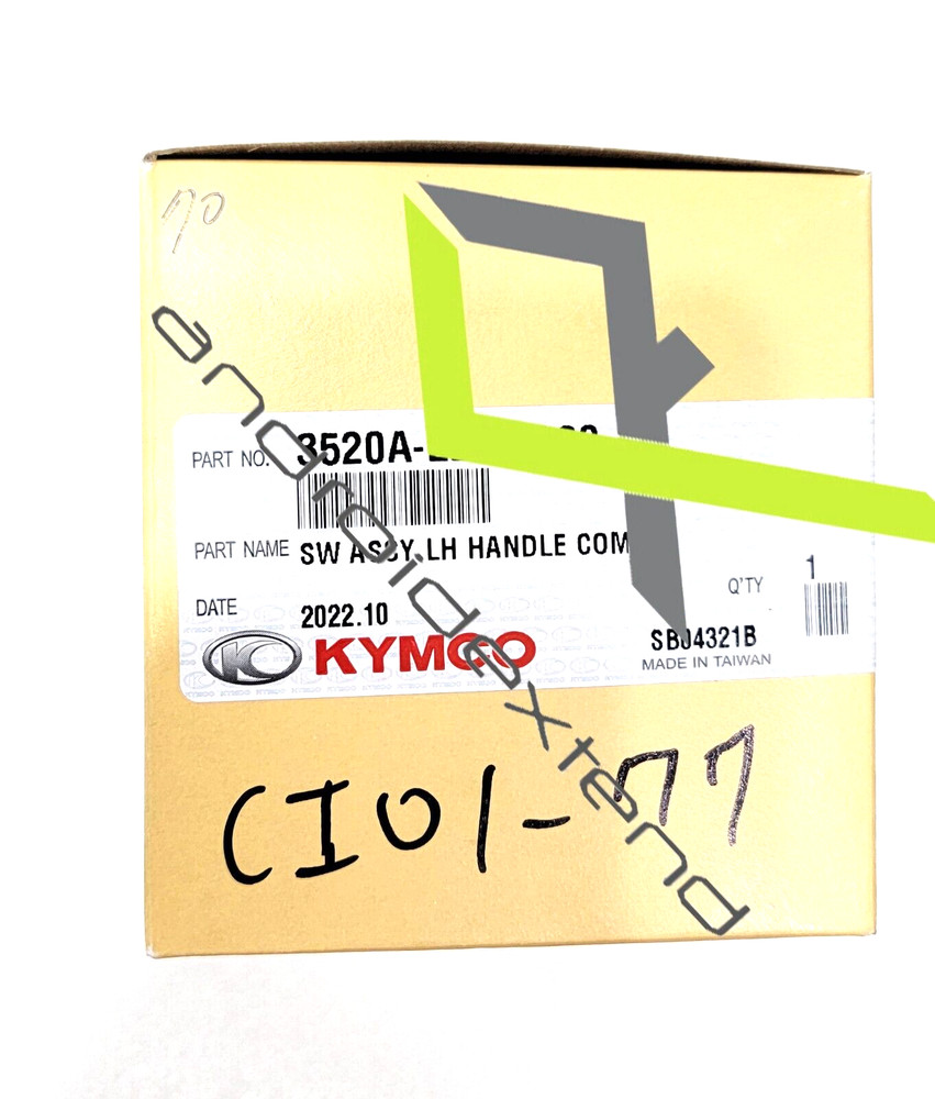 KYMCO MAXXER250 KXR250 SWITCH HANDLE LEFT 3520A-LLB1-E02