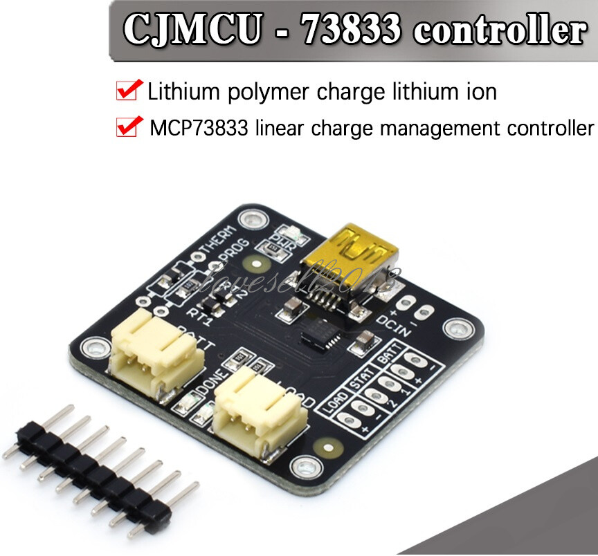 1PCS MCP73833 Linear Charge Management Controller Board Lithium Polymer Charger