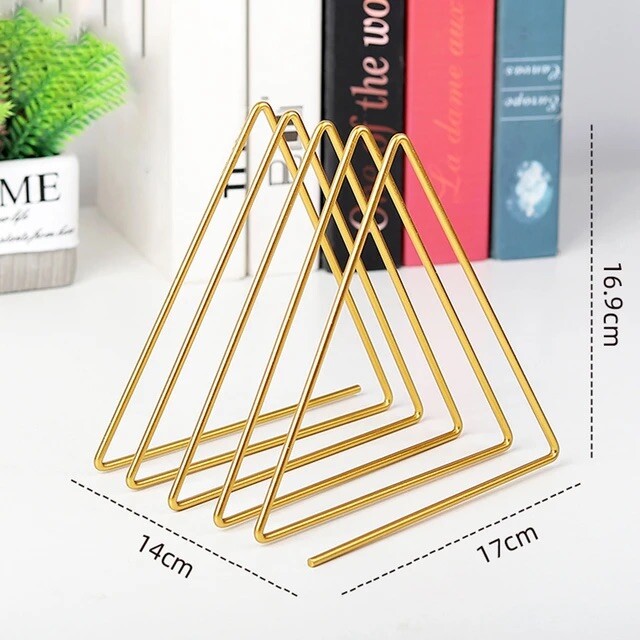 Triangle Magazine Rack
