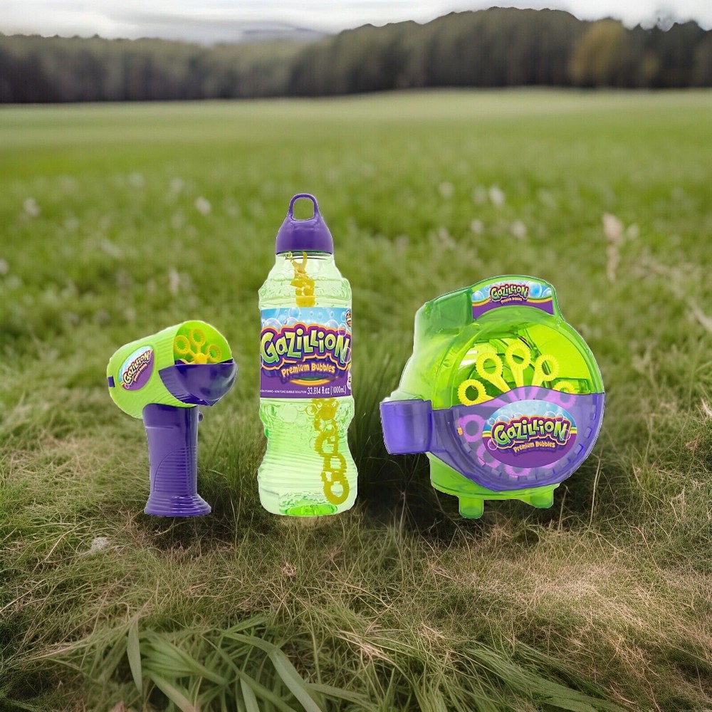 Gazillion Bubble Hurricane and Mini Hurricane with 1L Solution