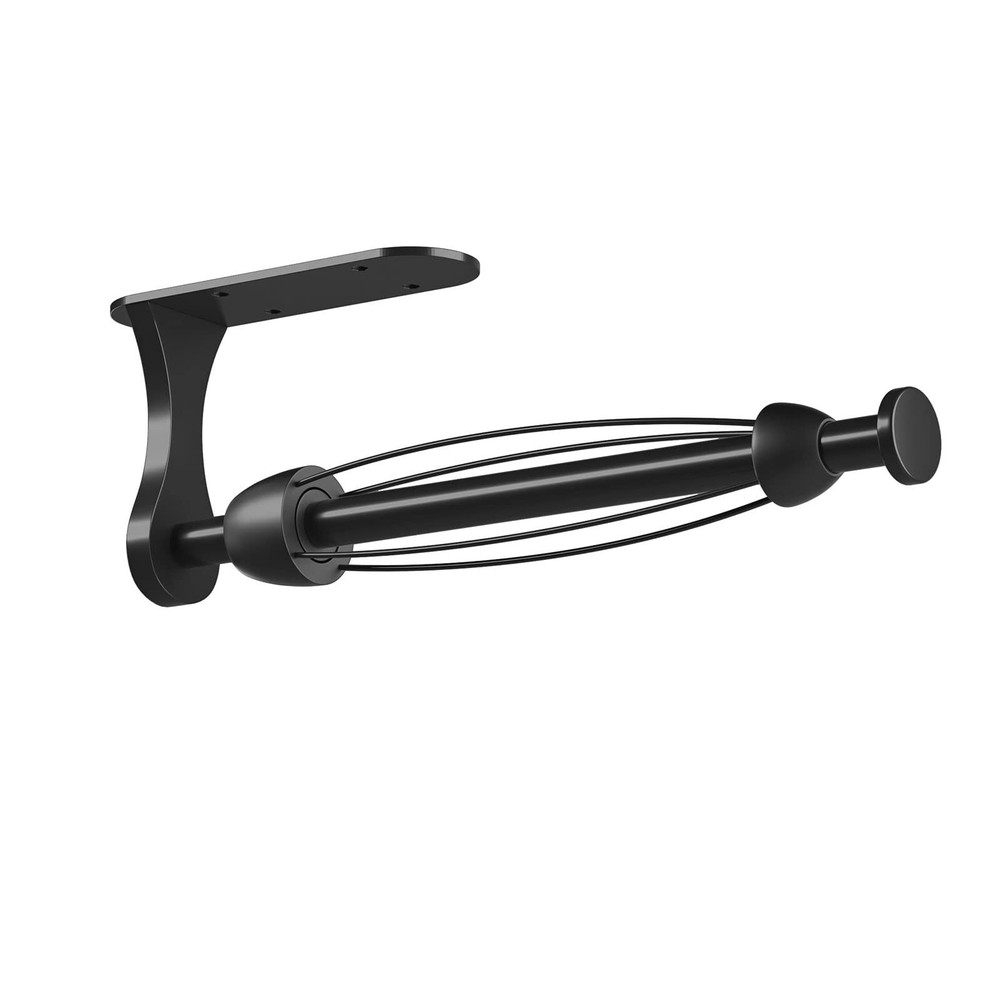 Paper Towel Holder Easy Tear Wall Mount Under Cabinet with Damping Function S...