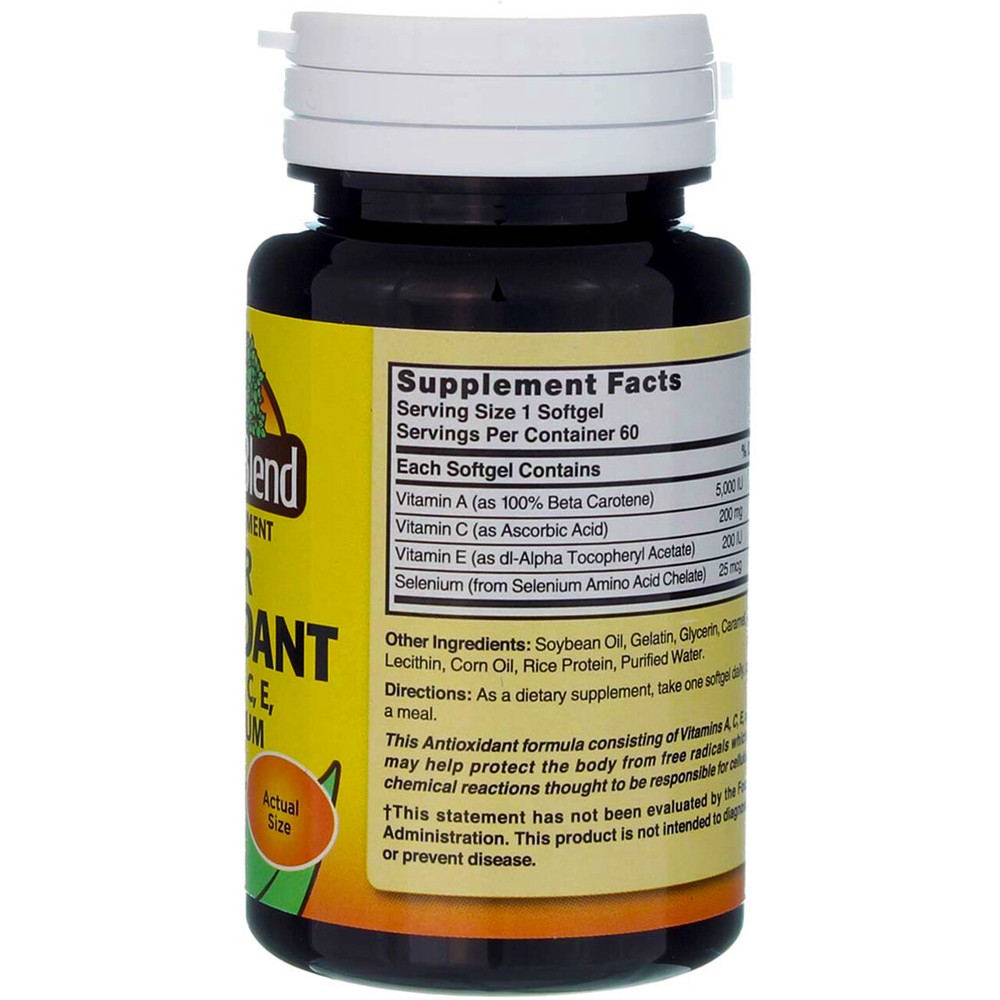 Nature's Blend Super Antioxidant Soft Gels, 60 Ct