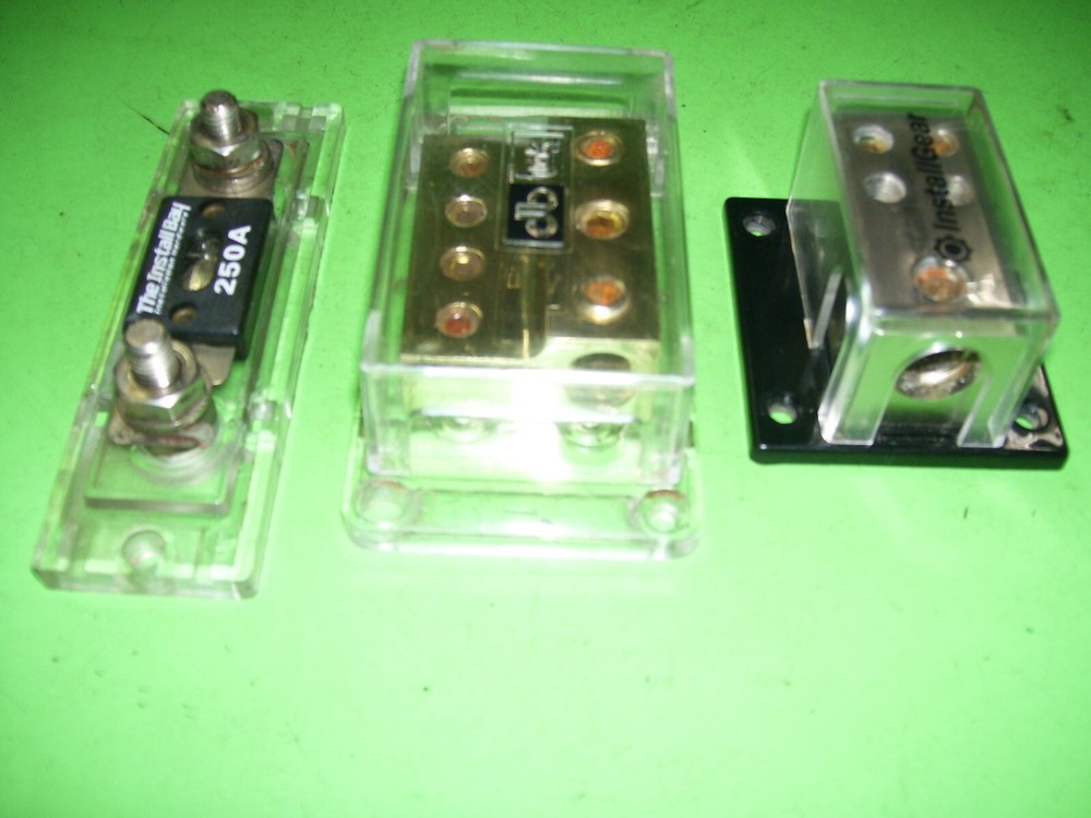 AUDIO AMPLIFIER Junction Box Power Distribution Cable Block Connector ASSORTMENT