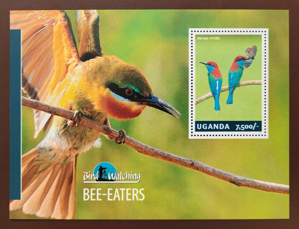 Uganda 2014 / Birds - Bee-Eaters / 1v ms