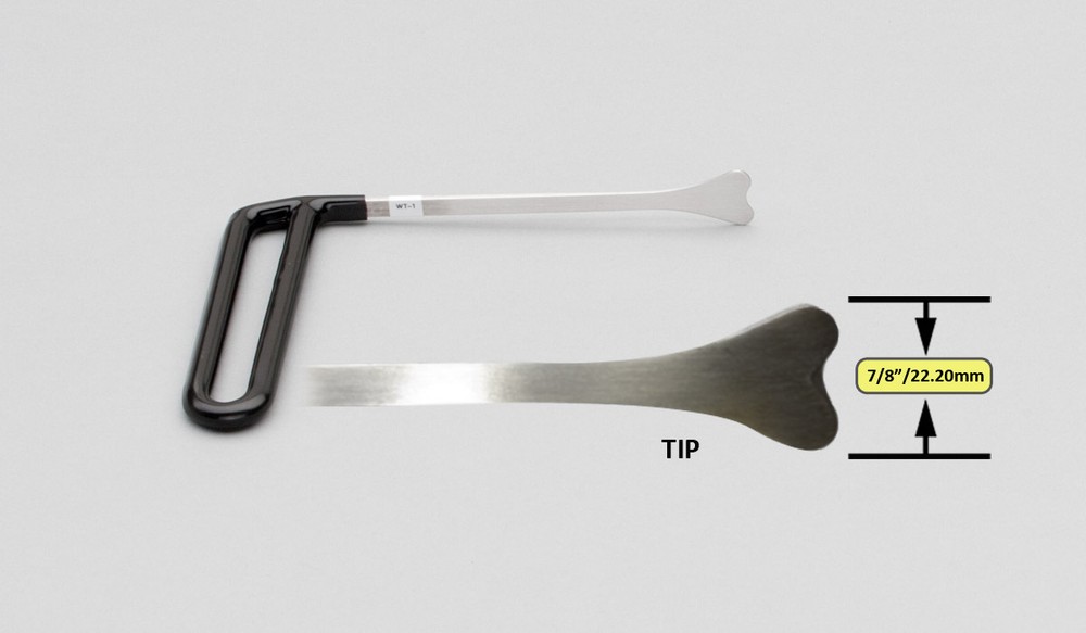 WT 1-6 Original Whale Tail Tip, 6" Dent Magic Tools Paintless Dent Repair
