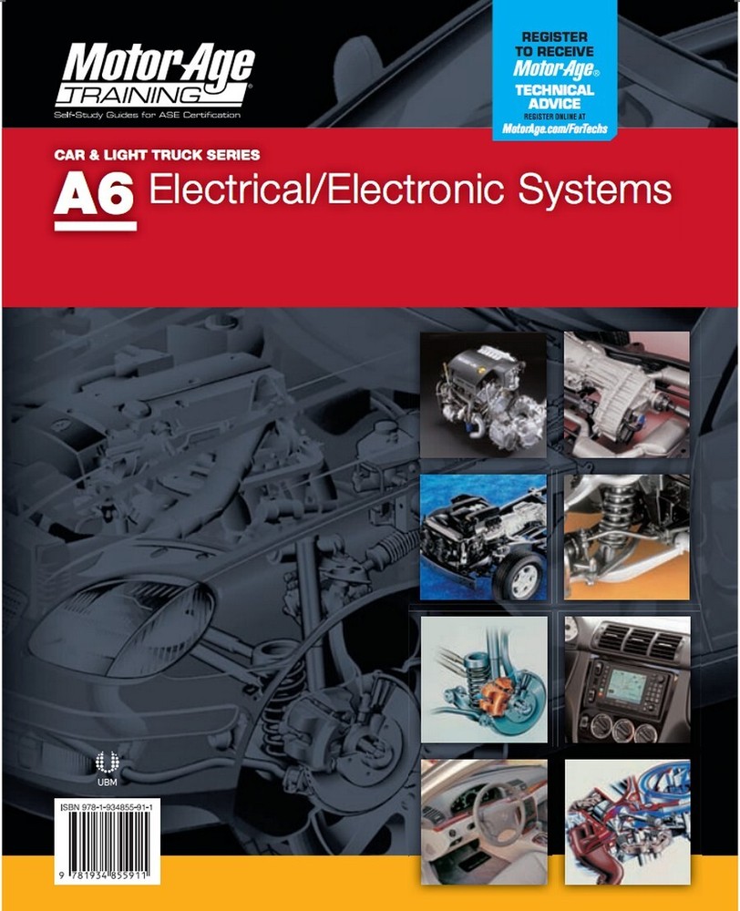 MotorAge A6 ASE Automobile Electrical/Electronic Systems Test Prep Study Manual
