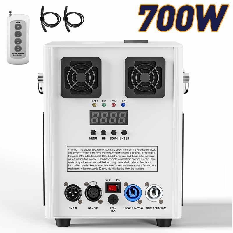 700W Cold Spark Machine Stage Effect DMX Firework DJ Event Party Wedding Xmas