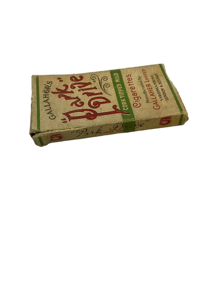 WW2 British Park Drive Cigarettes Box EMPTY