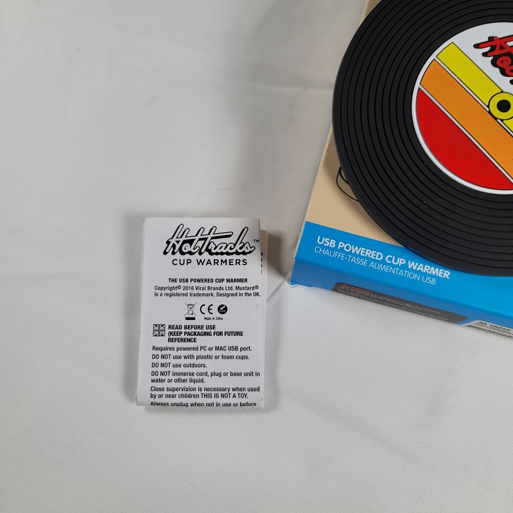 Vinyl Record Cup Warmer by Hot Tracks USB Powered for Mac or Pc Stocking Stuffer
