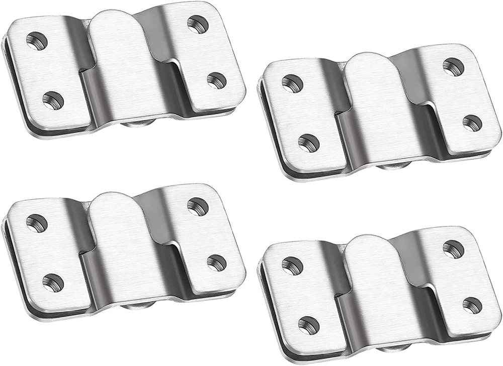 Flush Mount Bracket, Headboard Wall Mounting Brackets-56 X 30Mm Interlocking Han