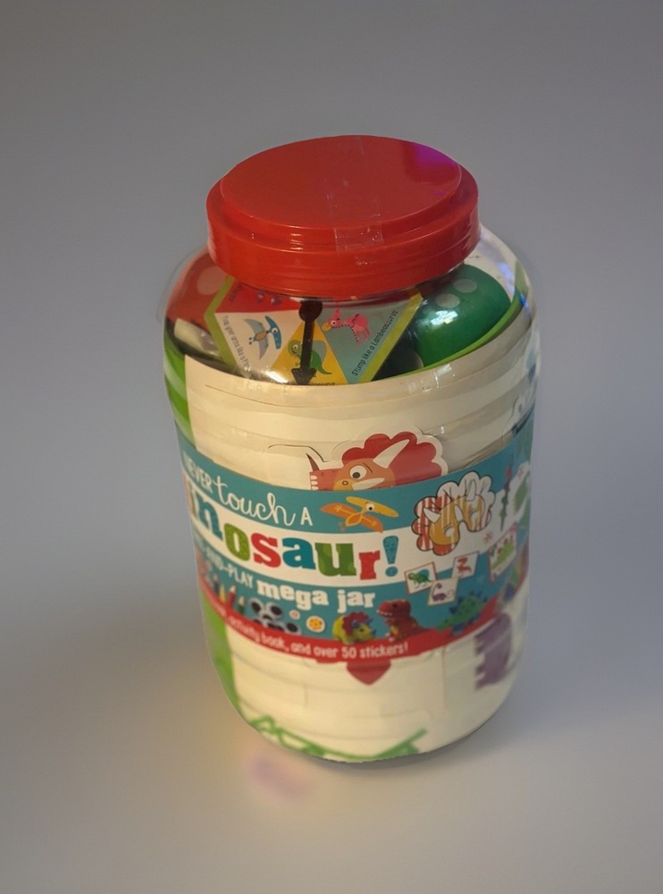 Never Touch a Dinosaur Make-and-play Mega Jar
