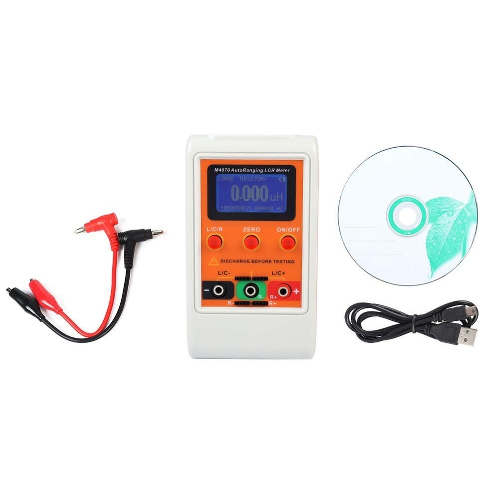 M4070 Handheld LCR Meter Auto Ranging Capacitance Inductance Resistance Tester.