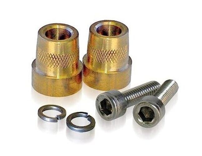 586 Tall Brass Post Adaptor (M6 Thread), GOLD,SILVER