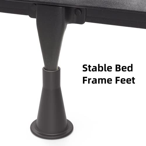 6 Pack Plastic Bed Frame Feet That Replace Wheels on Bed Frame for Stationary
