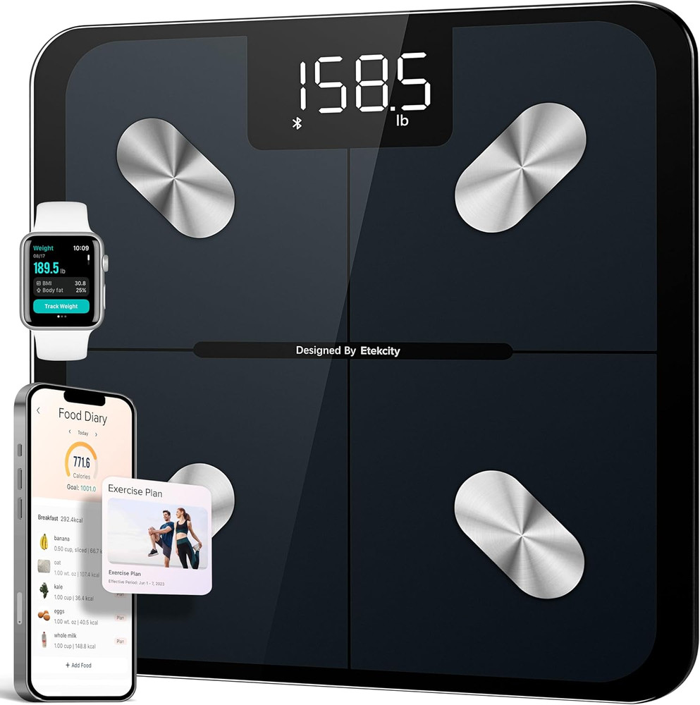 Smart Body Weight Scale Bluetooth BMI Body Fat Analyzer | Digital Bathroom Scale