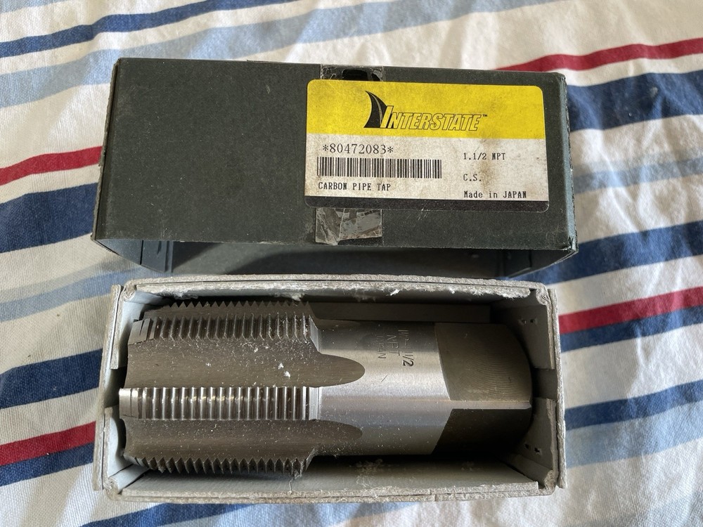 Interstate 1-1/2-11-1/2 NPT Carbon Pipe Tap