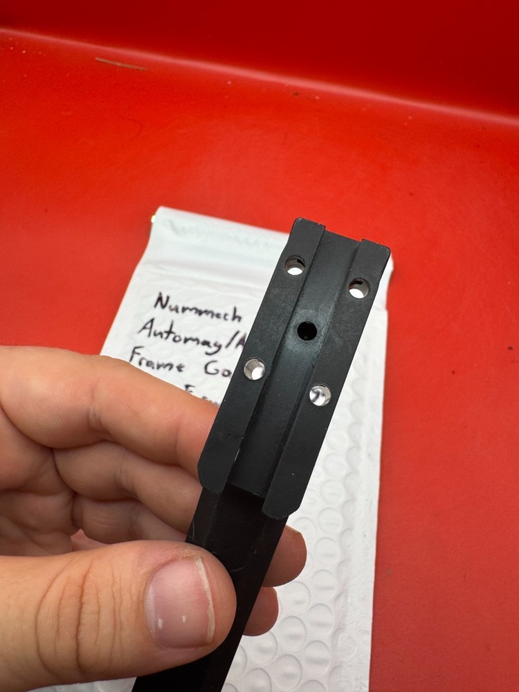 Nummech PB Automag/Autococker Frame Gas Through Drop Forward Black