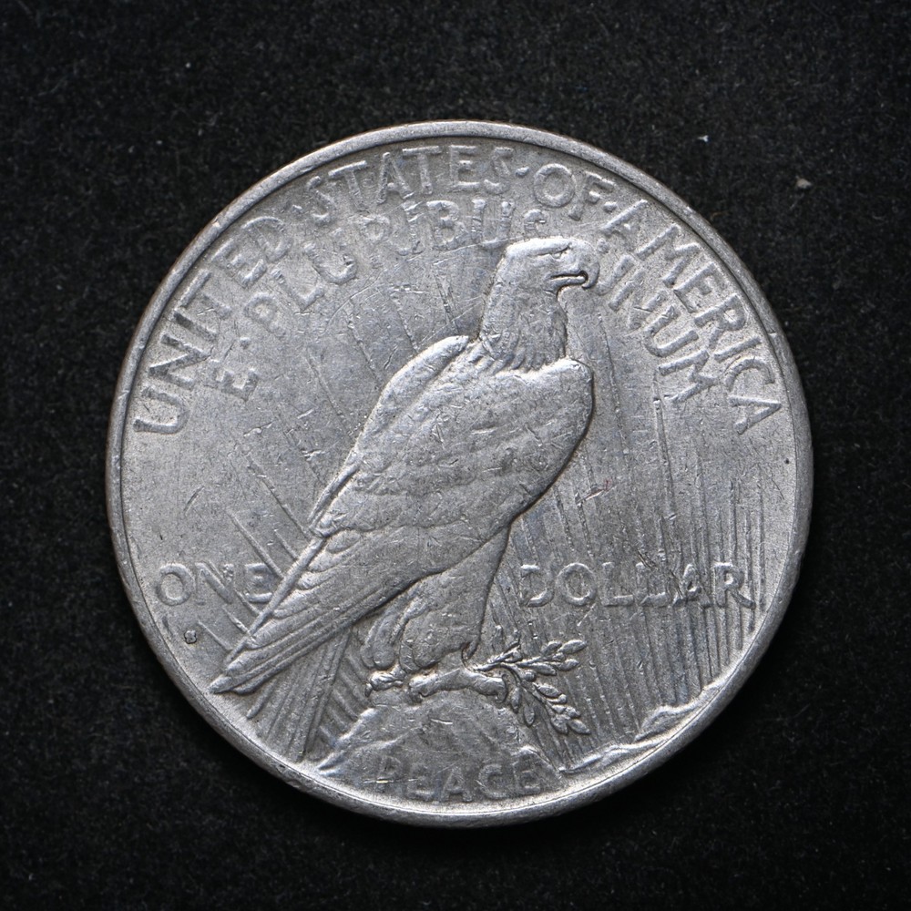 1935-S Peace Silver Dollar AU (cn16296)