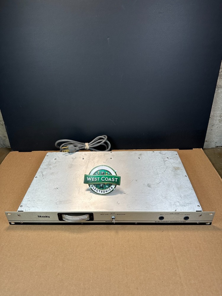 Moseley SCD-8 Subcarrier Demodulator Works Ships Fast!!!