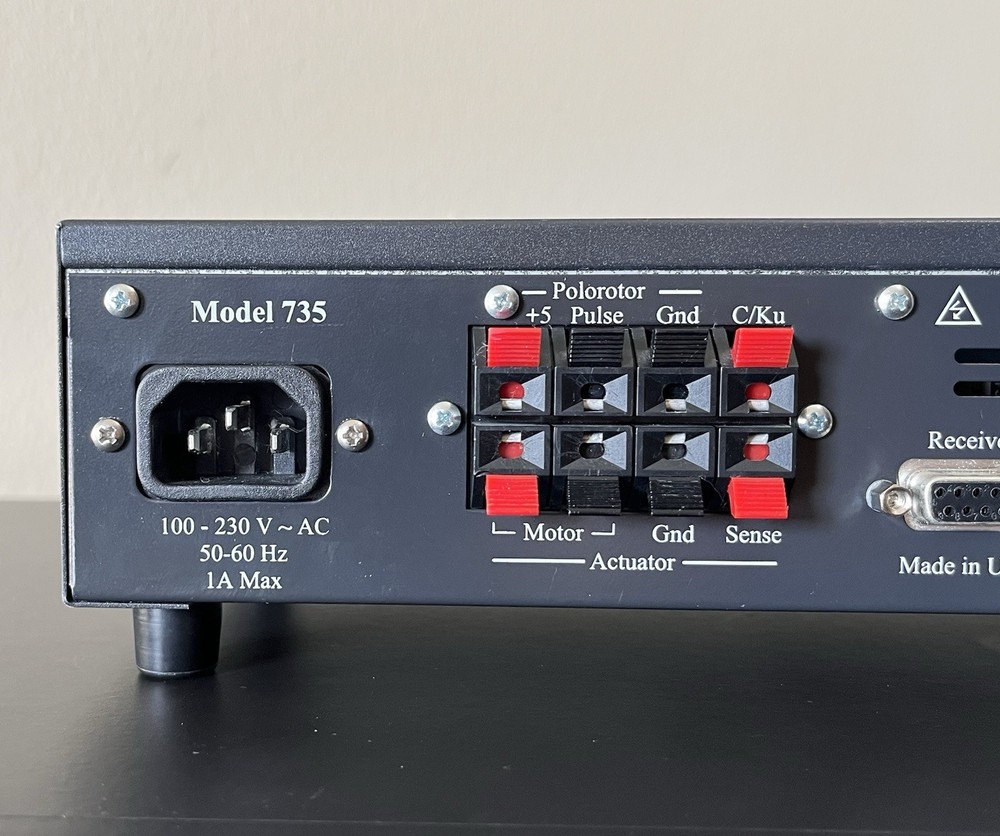 Network Satellite System Controller Model 735 - C-Band Dish Positioner/Receiver