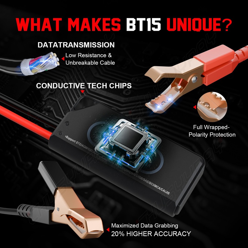 Chusyyray Battery and Electrical System Tester Bluetooth App Enabled