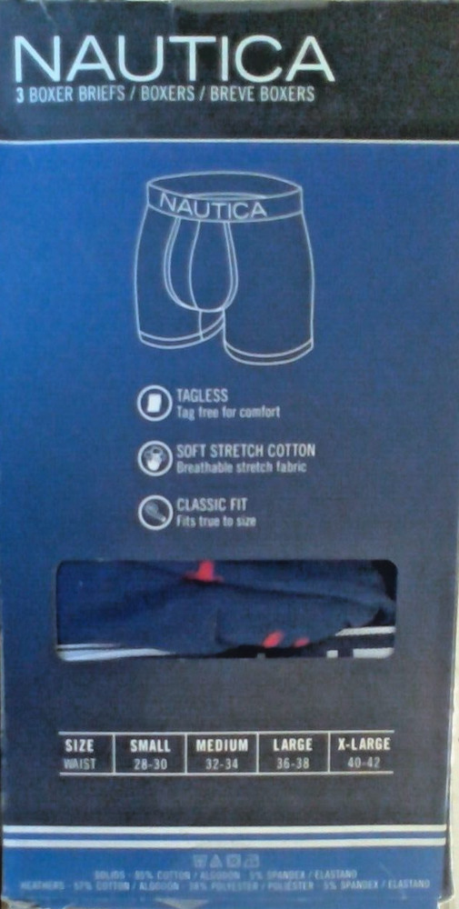 NAUTICA 3 BOXER BRIEFS