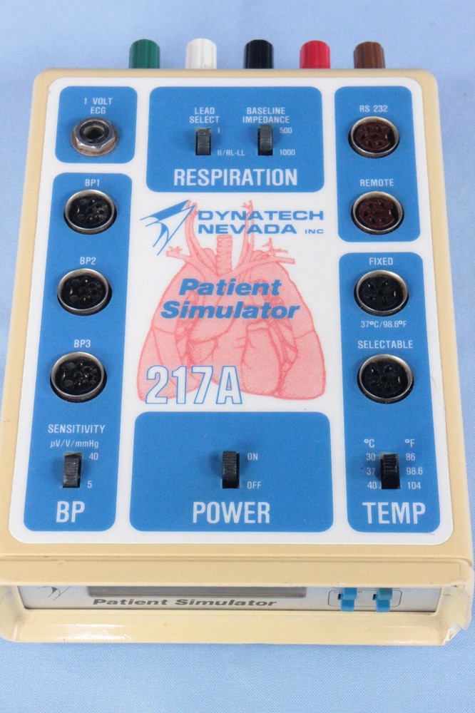 Dynatech 217A with 21A Controller Patient Simulator Biomed Patient Tester