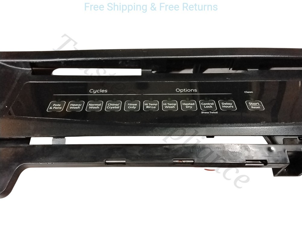 OEM Dishwasher Control Panel 165d8417 BLACK