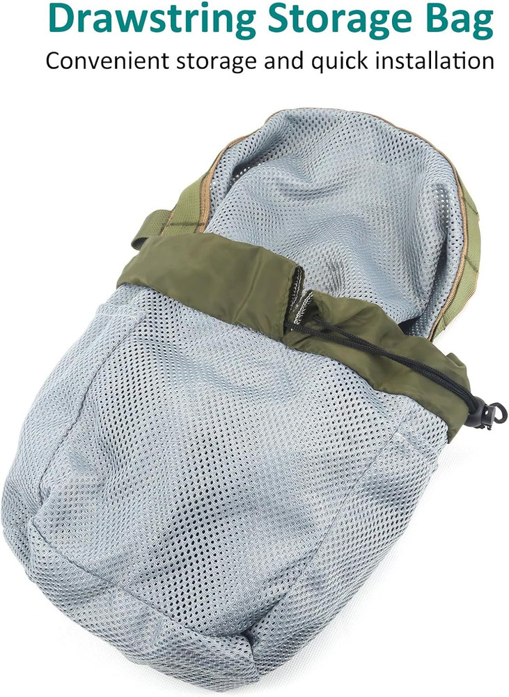 Saddle Hunting, Adjustable Tree Climbing Saddle with Carry Bag, Ultra-Large Comf