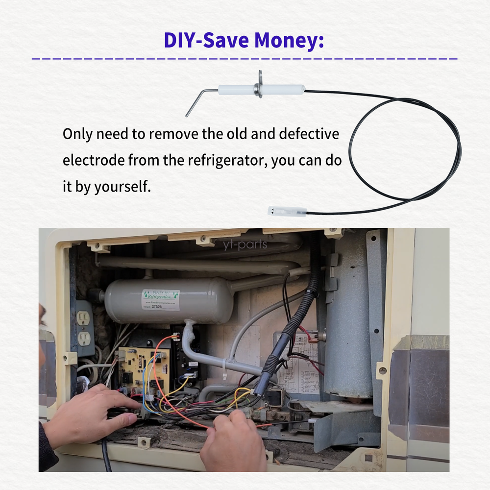RV Refrigerator Electrode compatible with Atwood Dometic 2932781012