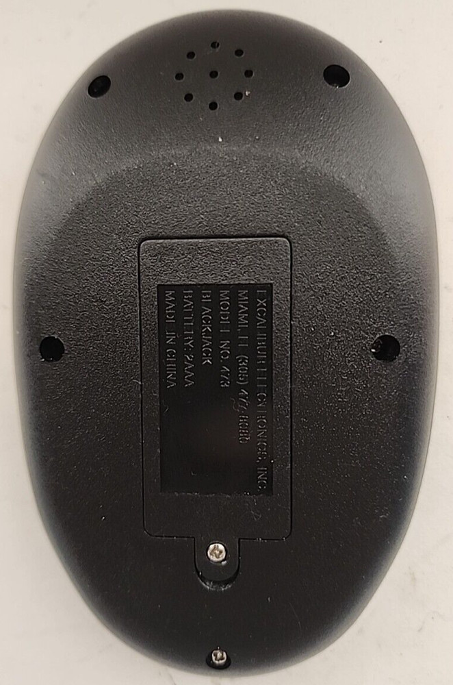 Electronic Black Jack Handheld Game by Excalibur Model 473