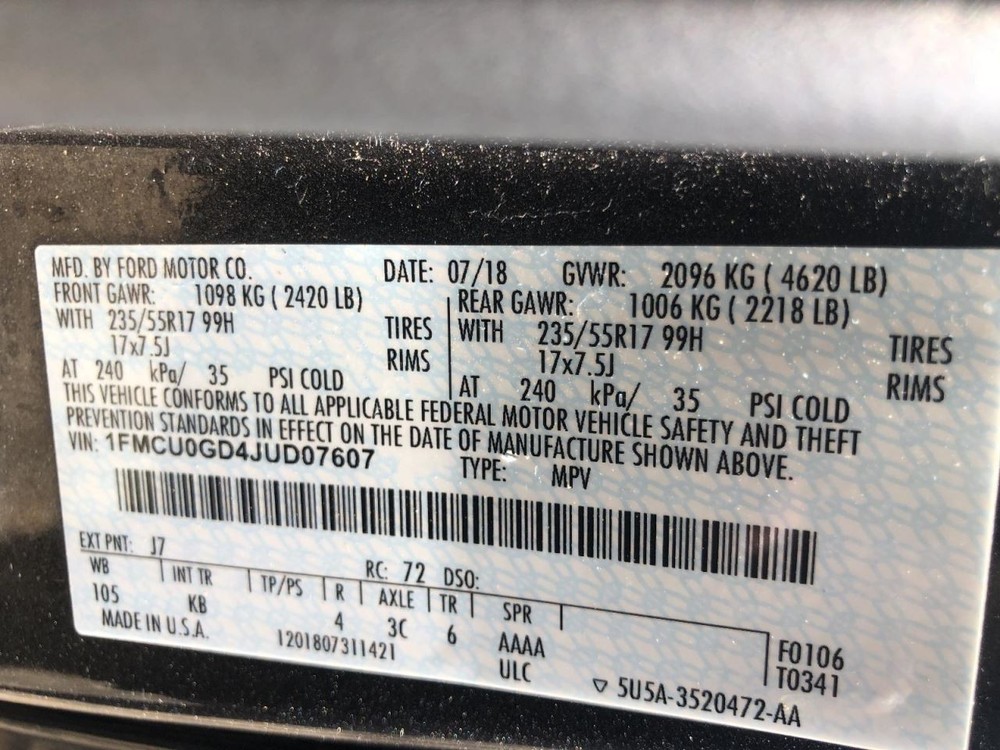 Information Screen Front Display 4.2" Screen Fits 15-18 FOCUS 950611
