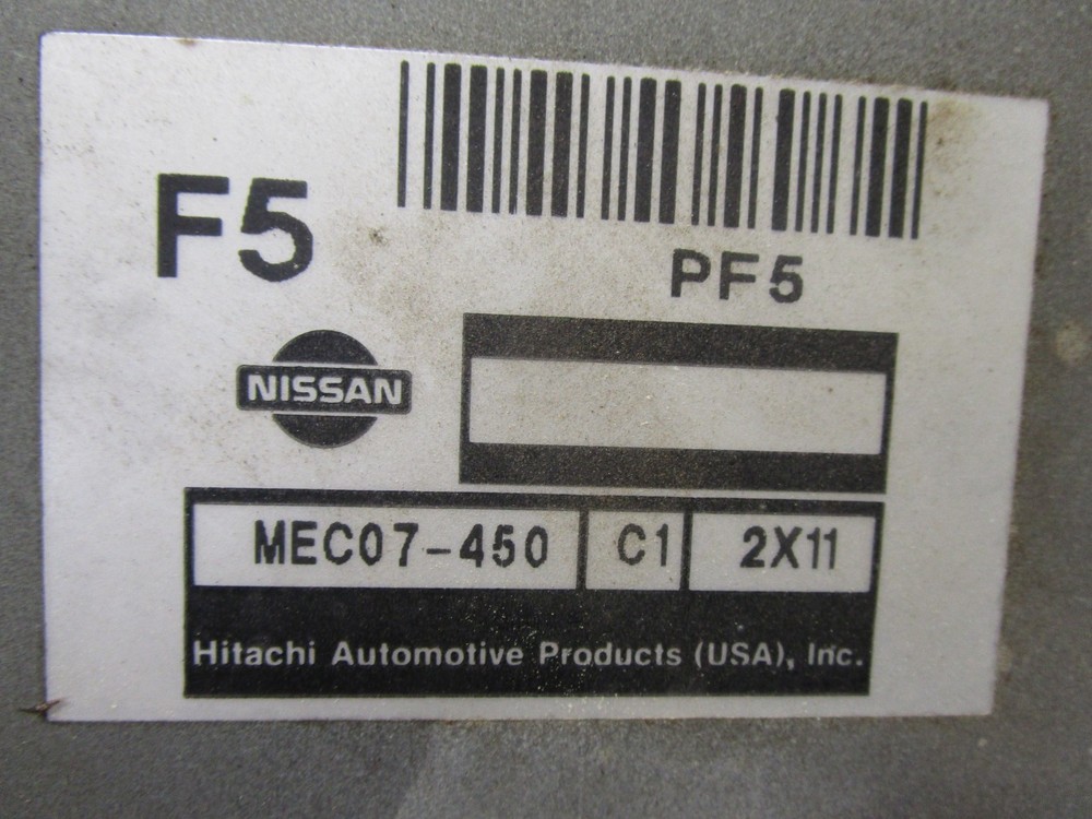 03 2003 Nissan Frontier Xterra Engine Control Module Computer ECM ECU mec07-450